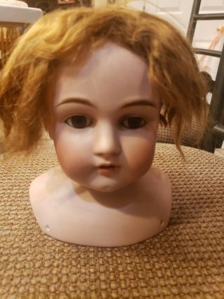 Vintage German Kestner Bisque Doll Head Dept 154.  13