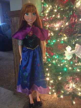 Disney Princess Anna Life Size Doll 37 " Tall Frozen My Size Huge 3 Ft