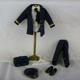 Vtg 70s Topper Gary Ron Van Doll Outfit Up Up And Away Pilot Uniform 8394 Dawn