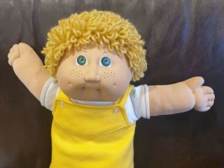 Cabbage Patch Jesmar 2 Mustard Haired Boy With Green Eyes And Freckles