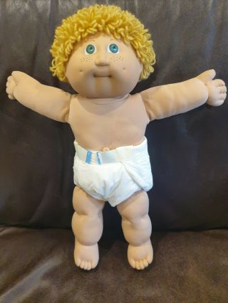 Cabbage Patch Jesmar 2 mustard haired boy with green eyes and freckles 3
