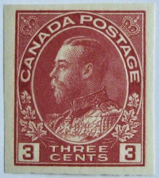 Canada 138: Vf Mh 3 - Cent Admiral Imperforate