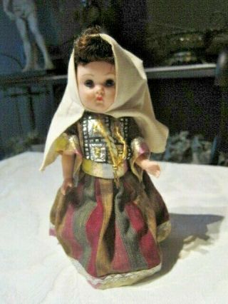 Vintage Vogue Ginny Doll With Tagged Israelian Outfit & Shoes Rare