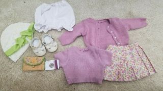 American Girl Doll Kit Kittredge Meet Outfit With Shoes Hat & Accessories