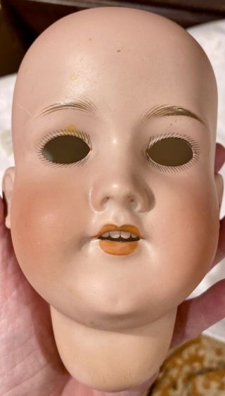 Antique German Armand Marseilles 390 Perfect Doll Head 6” Tall 11 1/2” Cir