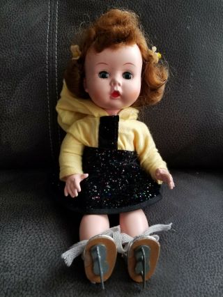 1955 R&b Arranbee Littlest Angel Walker Doll With Box And Clothes.