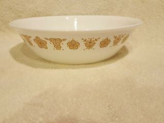 Vintage Corning Corelle Butterfly Gold 8 1/2 " Bowl Serving Discontinued 70 