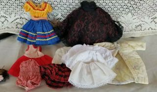 Vintage 1950 Miss Revlon Clothes Or Other Small Dolls Clothes.