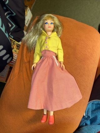 Vintage Tnt Skipper Doll With Complete Outfit And Shoes Exc