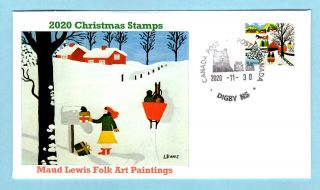 3 Maud Lewis Covers With Digby NS Maud Lewis Pictorial Postmark 3