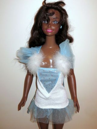 Barbie Doll 1992 My Size 3 Feet Tall Black African American