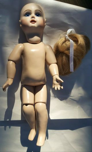 Seeley Body Usa Doll Verna Donavan Head 10 " Tall Wig Hair Made In France Vintage