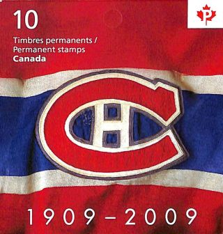 Canada - Booklet Bk411 - 2009 - Montreal Canadiens 100th Anniversary