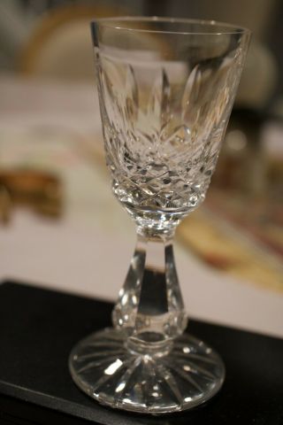Vintage Waterford Clear Cut Crystal Mini Shot Wine Glass