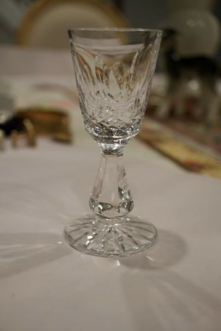 Vintage Waterford Clear Cut Crystal Mini Shot Wine Glass 2