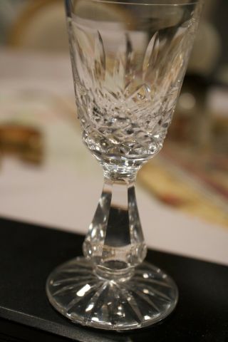 Vintage Waterford Clear Cut Crystal Mini Shot Wine Glass 3