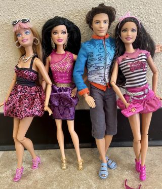 2009 Barbie Fashionistas 100,  Poses Articulated Sporty Raquelle Ryan,  More