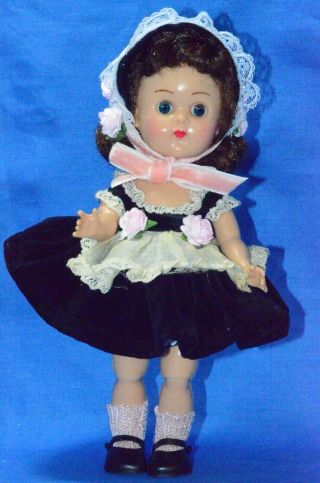 Vintage 8 " Vogue Ginny Doll Bkw Ml In Tagged Outfit