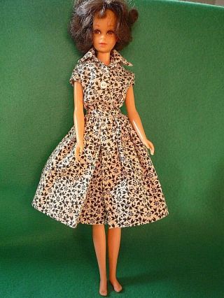 Vintage Mattel Barbie Francie Doll (short Hair Flip) Brunette