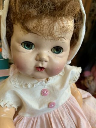 Vintage 1950’s Rubber American Character Tiny Tears 14” Doll Dress