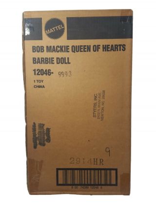 Nrfb Bob Mackie Queen Of Hearts 1994 Limited Edition Barbie 12046 (9)