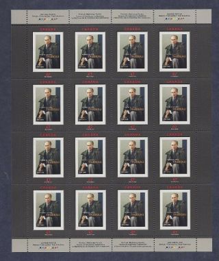 Canada - Sheet Of 16 Stamps - Vfnh - Scott 1909 - Pierre Elliott Trudeau.