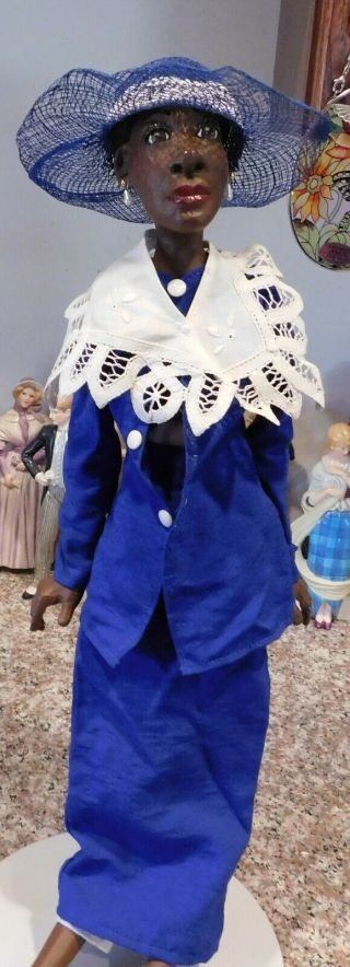 1993 Karen Germany Daddy Long Legs African American Black Church Lady Jacki Doll