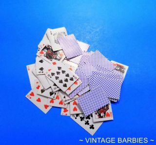 Barbie / Francie Doll Sized Complete Set Of Cards Minty Vintage 1960 