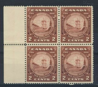 4x Canada Stamps 1x Block Of 4 210 - 2c Brunswick Seal Gv=$32.  00