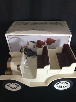 Sylvanian Families Vintage Urban Life Wedding Car Boxed - Rare GC 2
