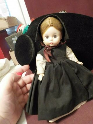 Vintage Madame Alexander " Amish Girl " 8 Inch Doll