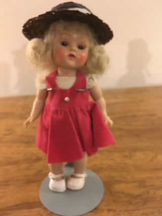 Vintage 1950’s Ginny Doll Painted Lashes With Tagged Clothing