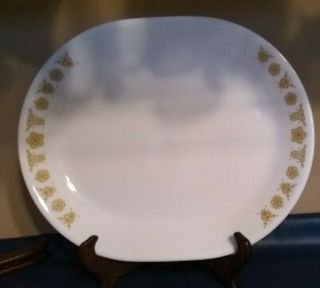 Vintage Corelle Ware Butterfly Gold Serving Platter Tray Oval