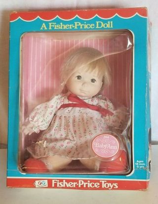 1973 Fisher Price Baby Ann Lapsitter Doll In (not) Nrfb