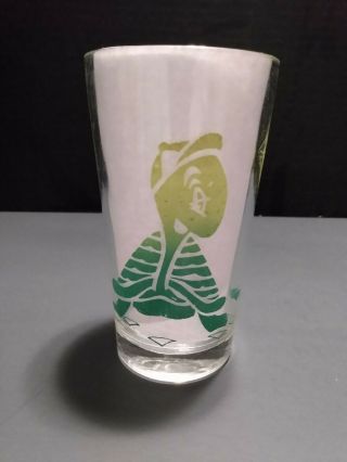 Vintage Alphabet Series T Is For Turtle Glass - Peanut Butter Glass?