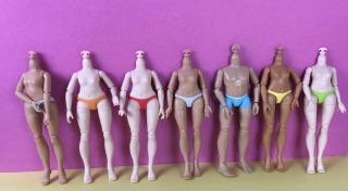 Rainbow High Wave 1 Dolls : 7 Females & 1 Male,  Nude Bodies Only For Diy Or Ooak