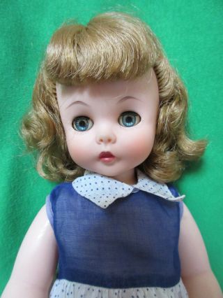 Vintage Madame Alexander Doll Kelly 15 " W Marybel Face In Clothing