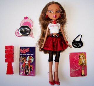 Bratz Sweet Heart Yasmin Doll Complete Red Jewelry Shoes Outfit Accessories