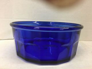 Alcoloc Cobalt Blue Solid Glass Bowl Made In France