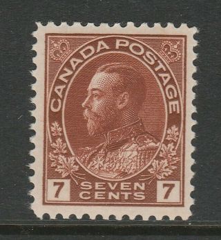 Canada 1922 - 31 7c Red - Brown Sg 251.