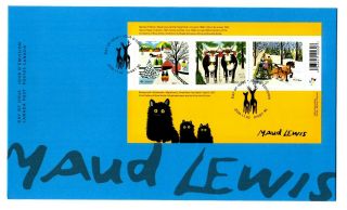 Maud Lewis Souvenir Sheet Fdc