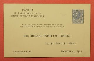 Dr Who Canada Business Double Postal Card C219958