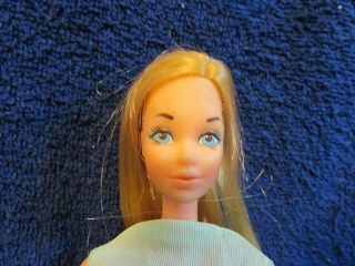 Vintage 1970 ' s Mattel Straight Leg Barbie with Steffie Face 2