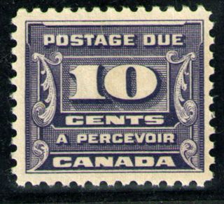 Canada Scott J14 Ten Cent Postage Due Never Hinged