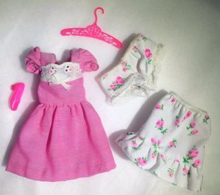 Vintage Barbie Mattel Best Buy Francie Outfit 3369 Pink N Pretty Near Complete