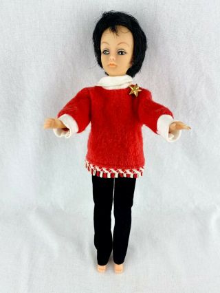 1960s Tina Cassini Black Hair Doll W/ Outfit Oleg British Hong Kong Great 4 Ooak