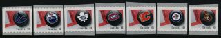 Canada 2662 - 8 Mnh Sports,  Ice Hockey,  Nhl Team Logos