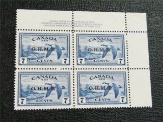 Nystamps Canada Air Mail Official Stamp Co1 Og Nh Un$75 Vf N13x2444