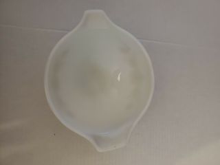 Vintage Pyrex BUTTERFLY GOLD on white Small Cinderella Bowl 441 white 1.  5 pint 3