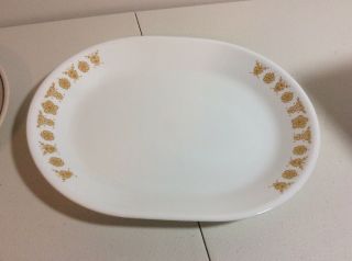 Vintage Corelle Butterfly Gold Oval Serving Platter